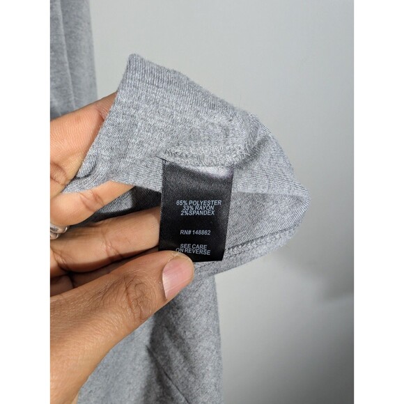 Torrid Womens Grey Brushed Ponte Drape Front Cardigan Plus Sz 2X Mature Modest - Picture 5 of 8